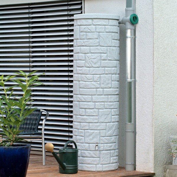 Regentonne 460 Liter Arcado grau