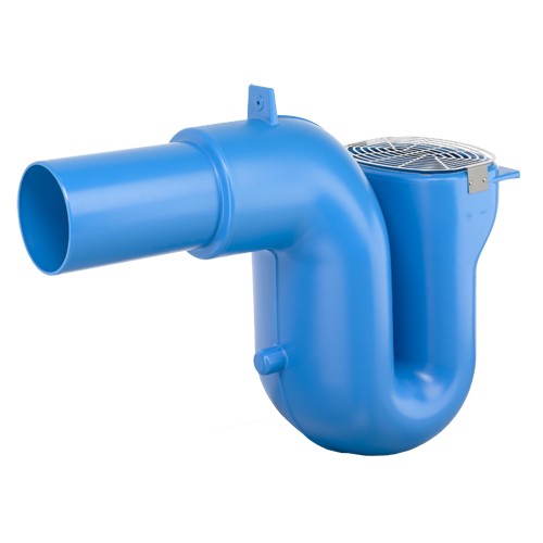 Überlaufsiphon DN 200 mit Nagetiersperre