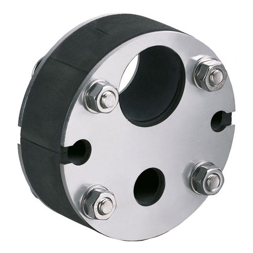 Mauerdurchführung DN 100 1x Ø 36 mm, 1x Ø 16 mm und 2 Kabel