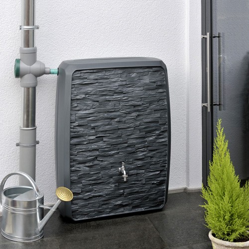 Regentonne 250 Liter Multitank anthrazit inkl. Hahn