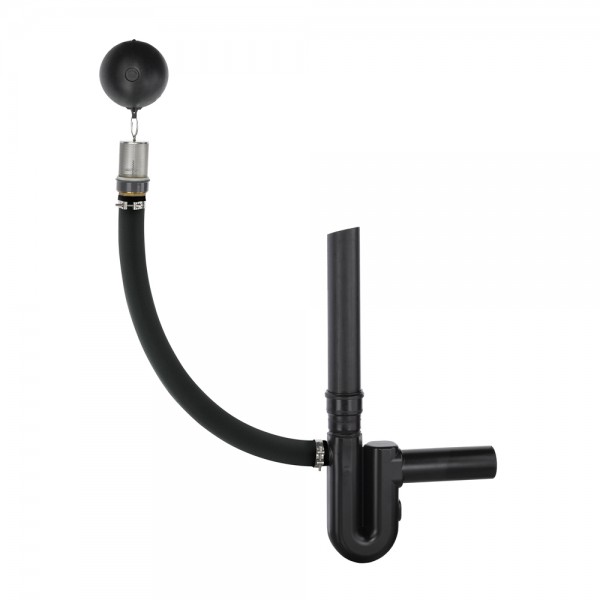Retentionsdrossel 3 Zoll mit Siphon und einem Abflusswert von 0,83 - 3,85 Liter pro Sekunde