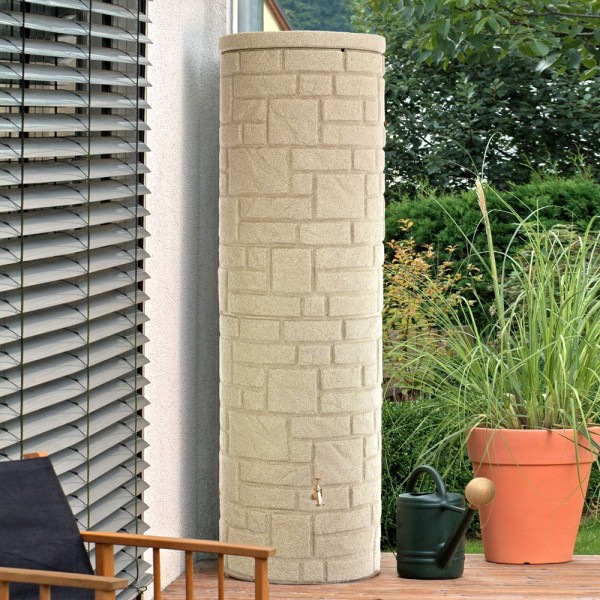 Regentonne 460 Liter Arcado sandstein