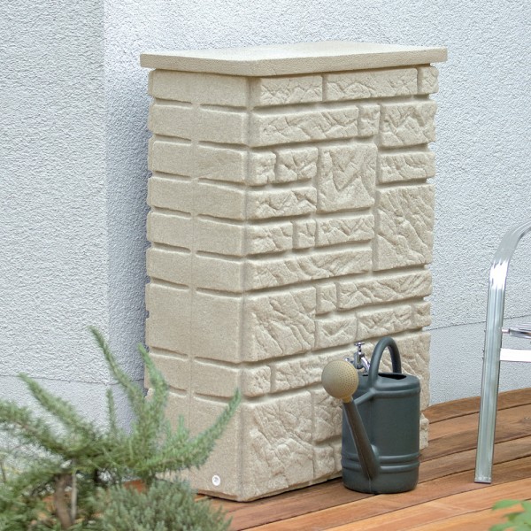 Regentonne 300 Liter Maurano sand