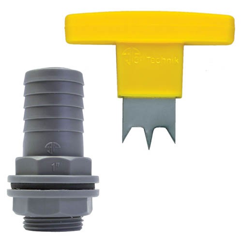 Schlauchtülle 32 mm inkl. Handbohrer